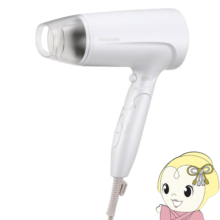 �w�A�h���C���[ TESCOM �e�X�R�� �z���C�g �}�C�i�X�C�I�� �w�A�[�h���C���[ TD460B-W