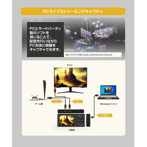 TEC テック 液晶モニター搭載 ポータブル HDMI メディア レコーダー