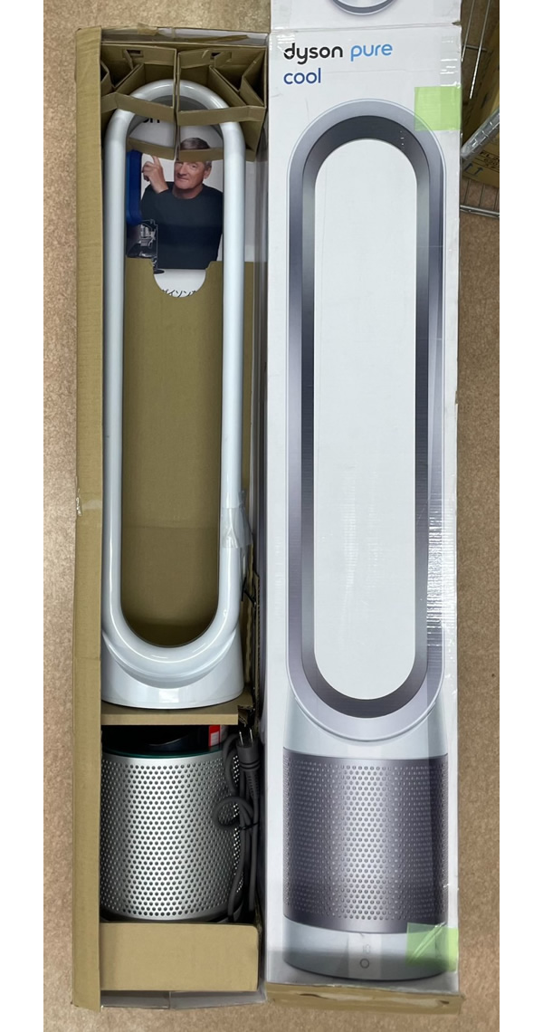 空気清浄機能付タワーファン 【再生品】 ダイソン Dyson Pure Cool ホワイト／シルバー 羽根なし扇風機 TP00WS