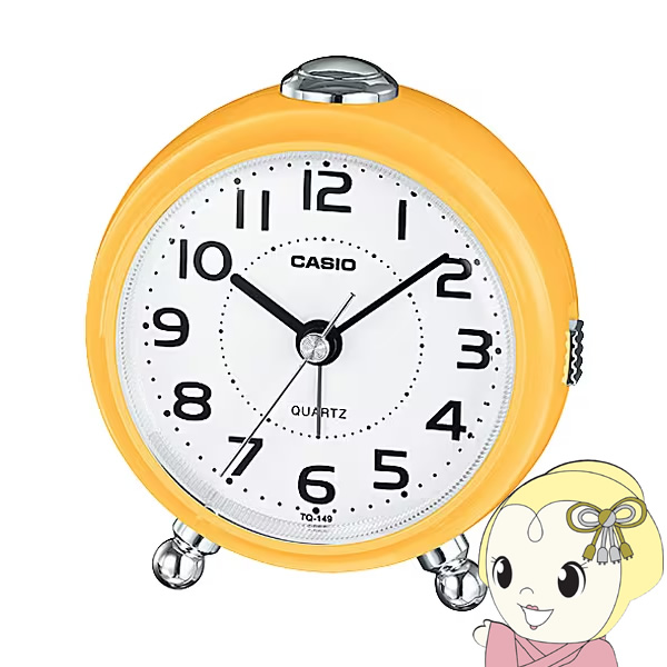 置き時計 置時計 TQ-149-9JF アナログ表示 目覚まし時計 スタンダード カシオ CASIO｜gion