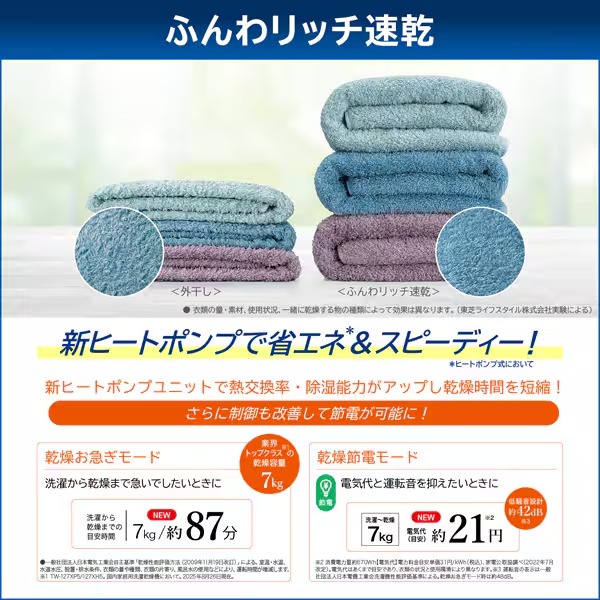 TOSHIBA（東芝） ドラム式洗濯乾燥機 【標準設置費込】 TOSHIBA ZABOON