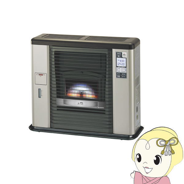 鼻セレブ　煙突ストーブ　サンポット FF式ストーブ 長府 サンポット ゼータスイング 床暖 FF式 石油