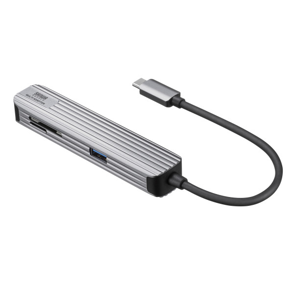 USB Type-Cマルチ変換アダプタ  HDMI ＋ SD/microSDカードリーダー付き サンワサプライ USB-3TCHC5S｜gion｜09