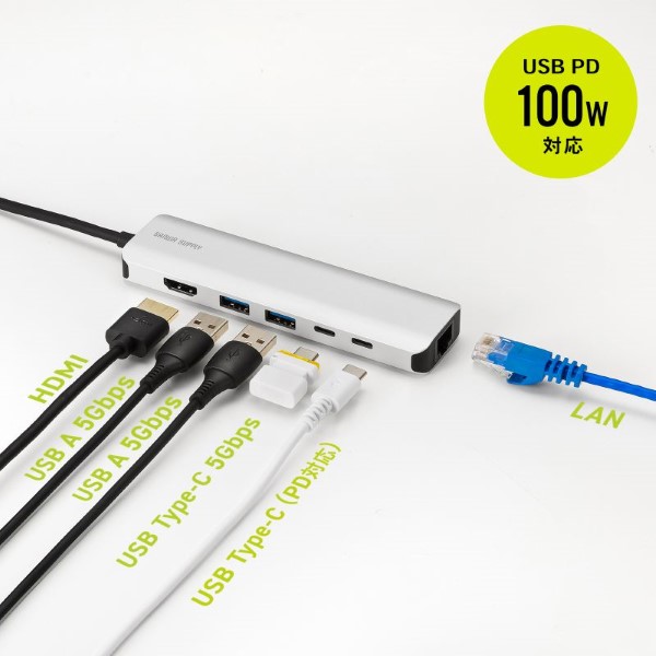SANWA SUPPLY（サンワサプライ） 8K対応 USB Type-C ドッキング