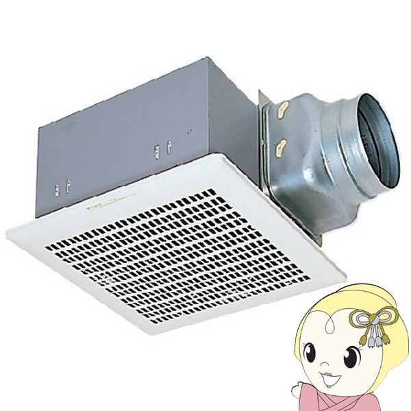 三菱 ダクト用換気扇 天井埋込形 台所用 低騒音形 左排気 大風量タイプ 接続パイプ150mm