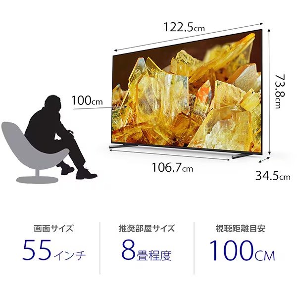 SONY（ソニー） 4K液晶テレビ BRAVIA XR ブラビア エックスアール 55V