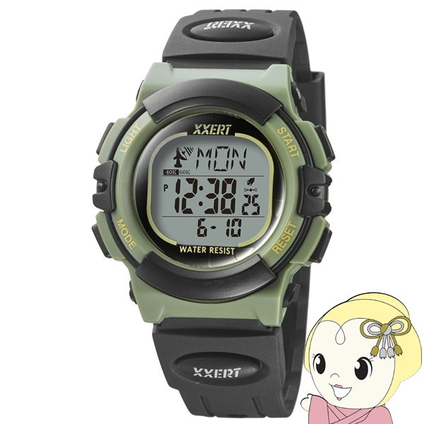 Yahoo! Yahoo!ショッピング(ヤフー ショッピング)腕時計 デジタル XXERT エグザード ノア精密 電波 ソーラー 防水 カーキグリーン XXW-500GR