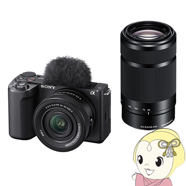 ミラーレス一眼カメラ VLOGCAM ZV-E10 II ZV-E10M2X ダブルズーム 