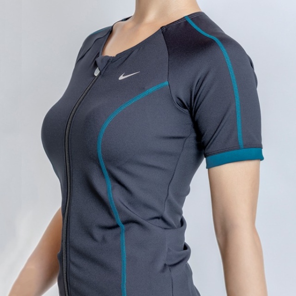 水着 レディース フィットネス水着 骨格ストレート ナイキ NIKE ストレートスタイルセパレーツ ブラック XLサイズ 2993154 「SELECT YOU」/srm_3
