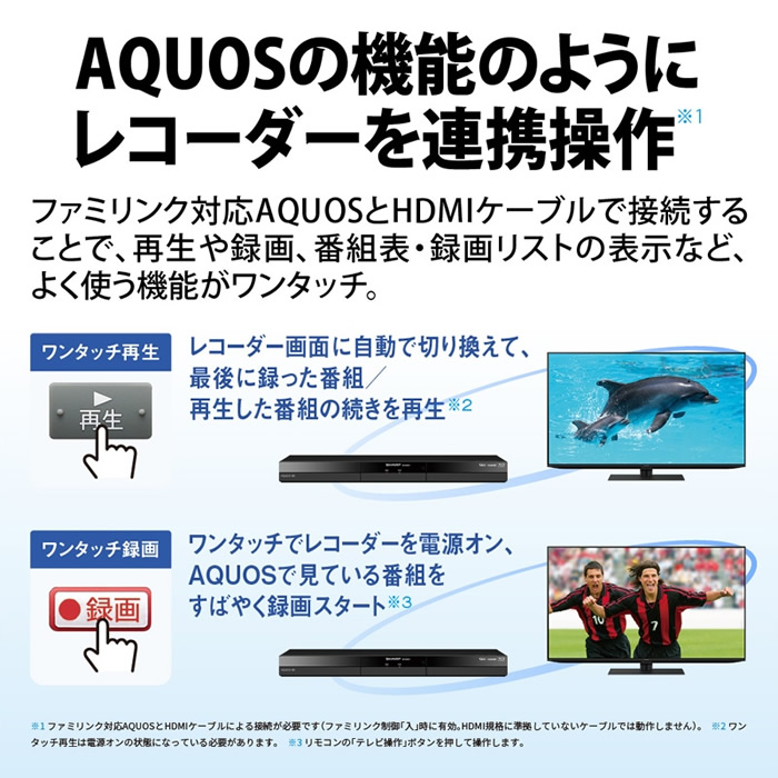 ブルーレイレコーダー SHARP シャープ AQUOS アクオス 2TB 2B-C20GT1/srm | SHARP | 02