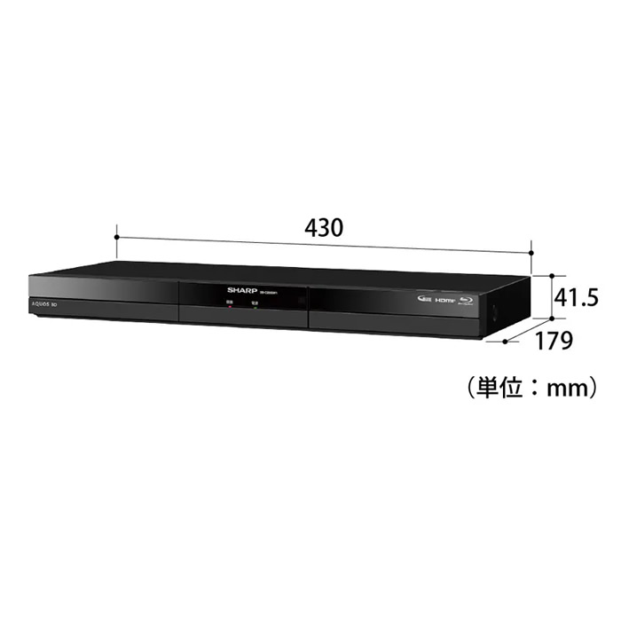 ブルーレイレコーダー SHARP シャープ AQUOS アクオス 2TB 2B-C20GW1/srm | SHARP | 08