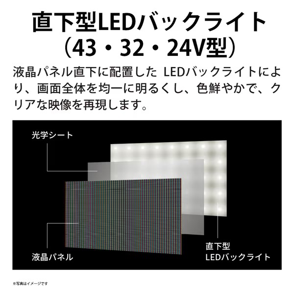 テレビ 2T-C32GE1 シャープ SHARP 32V型 地上・BS・110度CS 液晶テレビ 外付HDD対応 ハイビジョン/srmの画像