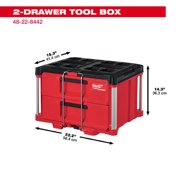 PACKOUT引き出し収納2段 ミルウォーキー Milwaukee 工具 48-22-8442/srm_2