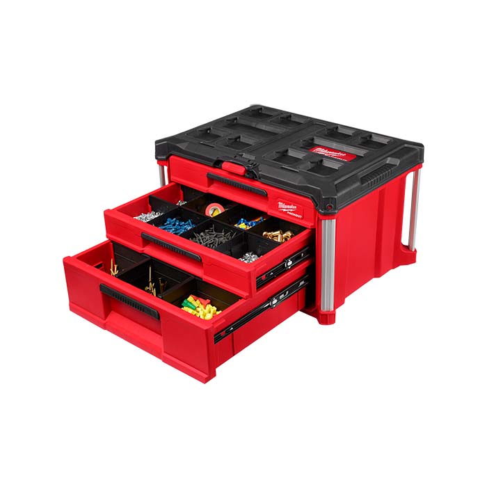 中古】【店頭引取限定】Milwaukee PACKOUT ﾏﾙﾁｻｲｽﾞ引き出し収納 3段