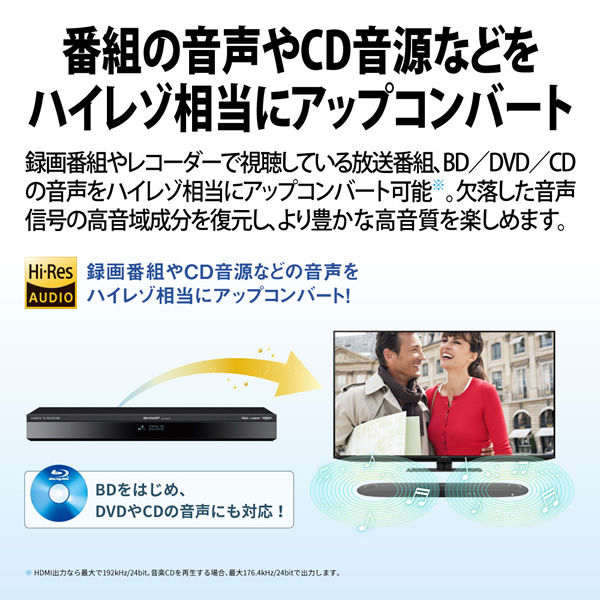 ブルーレイディスクレコーダー SHARP シャープ AQUOS アクオス 4TB 4Kチューナー内蔵 4Kレコーダー 4B-GT3シリーズ 4B-C40GT3/srm_3