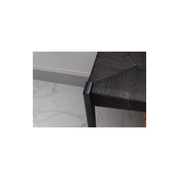 ペーパーコードベンチ ブラック ACE-78BK ベンチ チェア イス 椅子 いす ペーパーコード 天然木 アッシュ 黒 シンプル 北欧 シック/srm｜gioncard｜10