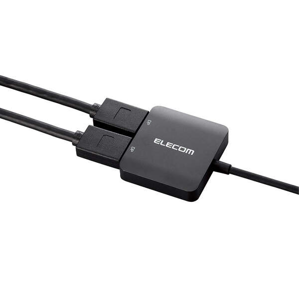 エレコム 映像変換アダプタ USB Type C to DisplayPort  2ポート ブラック AD-CDP2BK/srm｜gioncard｜06