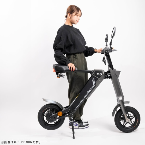 電動バイク 原付バイク 公道走行可 EV 折りたたみ電動スクーター AK-1 1年間保証  グレー AK-1-GY/srm |  | 11
