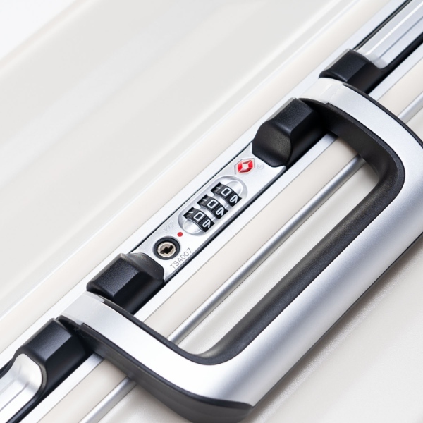 スーツケース フレームタイプ 機内持込 35L シャンパンゴールド 前輪ストッパー機能付 静音キャスター 軽量 TSAロック デカかるEdge FRAME/srmの画像