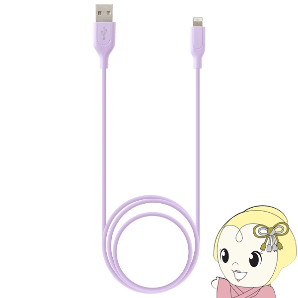 iPhone�[�d�P�[�u�� ���C�g�j���O�P�[�u�� Lightning 1m �p�[�v�� MFi�F�� AMP-003 PR