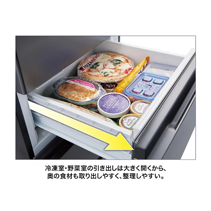 AQUA（アクア） [予約 約1週間以降]冷蔵庫 【設置込】 362L 左開き 4