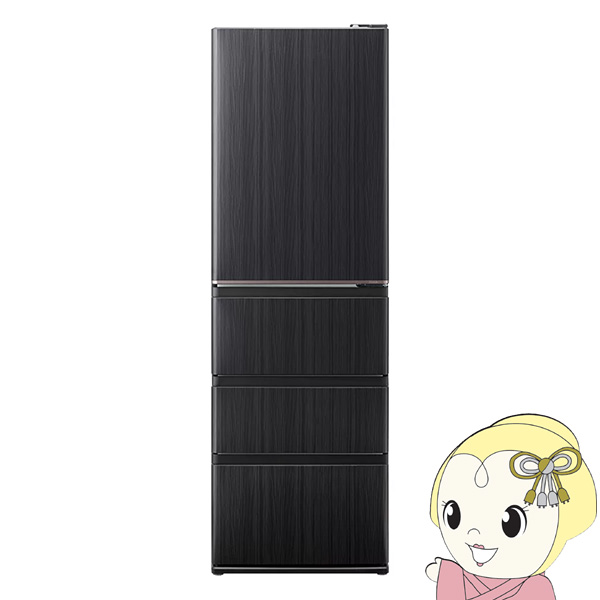 [�\�� ��1�T�Ԉȍ~]�①�Ɂy�ݒu���zAQUA �A�N�A 458L �E�J�� 4�h�A ��59.5cm ��e�ʗⓀ�� �������؎� �E�b�h�u���b�N AQR-V46A-K ������