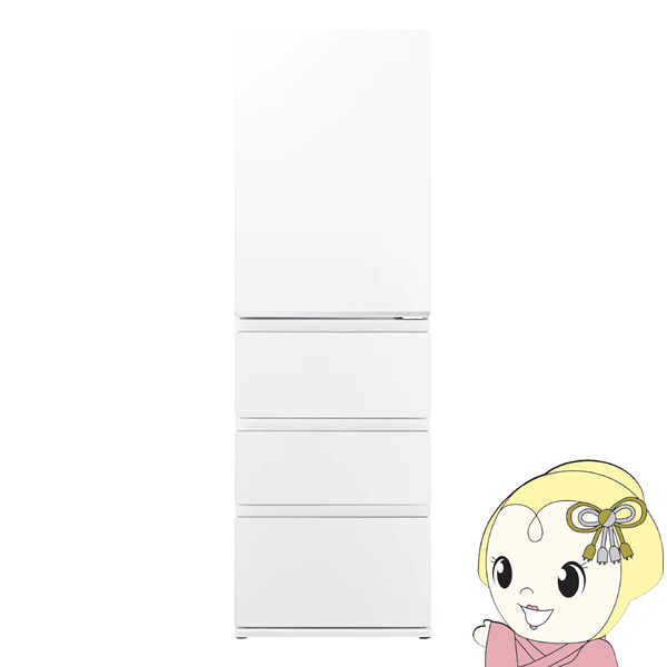 [�\�� ��1�T�Ԉȍ~]�①�Ɂy�ݒu���zAQUA �A�N�A 452L �E�J�� 4�h�A ��59.5cm DELIE�{Plus �}�b�g�N���A�z���C�g AQR-VZA45A-W ������