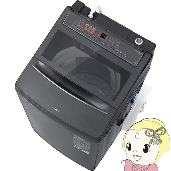 �S��������@ AQUA �A�N�A ����8kg �A�t���E�H�b�V�� �t�̐�܁E�_��܎������� �T�t�@�C�A�u���b�N AQW-VP8B-K/srm