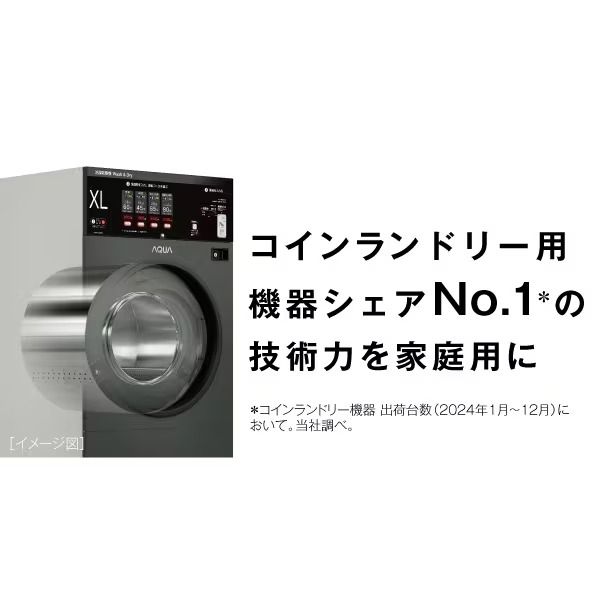 【リファービッシュ品/超美品】ドラム式洗濯乾燥機 【標準設置費込】 AQUA まっ直ぐドラム 洗濯10kg/乾燥5kg 左開き ホワイト AQW-DMS10A-L-W/srmの画像