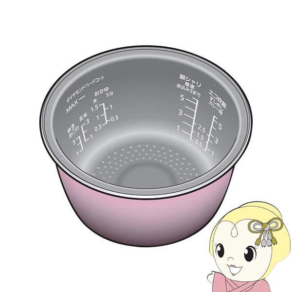 N*A様 Panasonic パナソニック 炊飯器ダイアモンド内釜 ARE50- Panasonic 【送料込み】【パナソニック純正 炊飯器交換用内釜