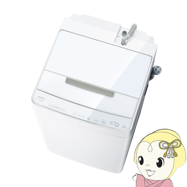 [予約]洗濯機 標準設置込 縦型 東芝 全自動洗濯機 ZABOON 上開き 洗濯10Kg グランホワイト AW-10DP3-W｜gioncard
