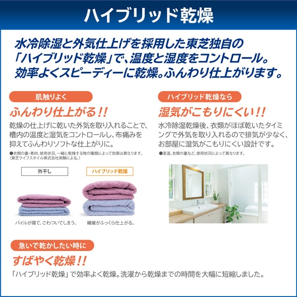TOSHIBA（東芝） [予約]洗濯機 標準設置込 縦型 洗濯10kg乾燥5kg 洗濯