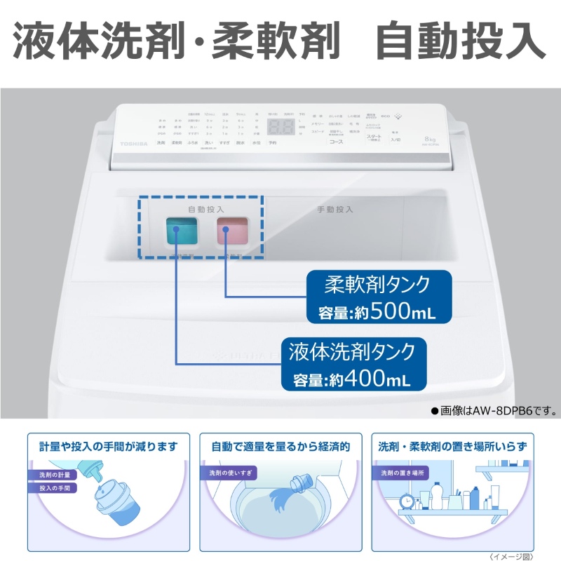 東芝洗濯機aw8d6（TOSHIBA／洗濯機本体）｜洗濯機｜生活家電 | 家電 の