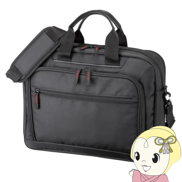 PCバッグ マチ拡張 14インチワイド サンワサプライ BAG-W3BK/srm | SANWA SUPPLY