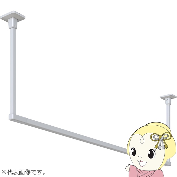 ����Z�� �z�X�N���[�� �����p������ �Œ莮 BAR�^ �z���C�g BAR1-6013-W ����600mm ��1438mm/srm