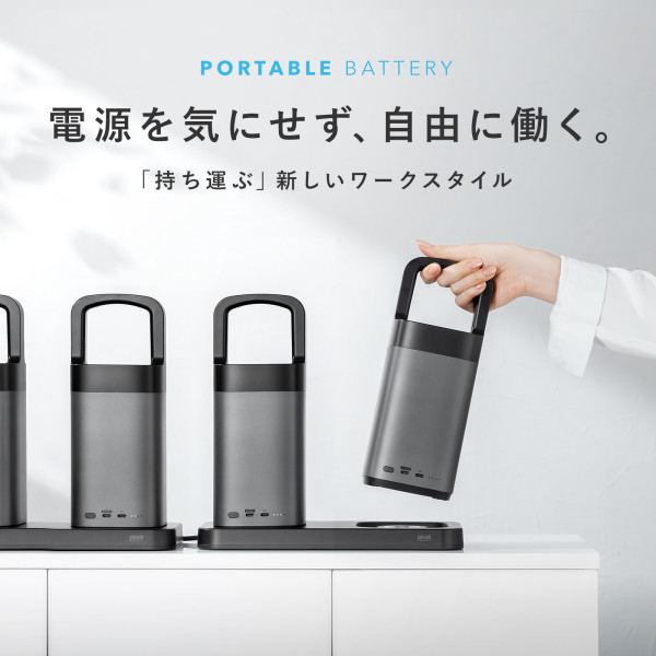モバイルバッテリー USB PD対応ハンドル一体型 67000mAh サンワサプライ PD90W 高速充電  PSE認証済み BTL-RDC36/srmの画像