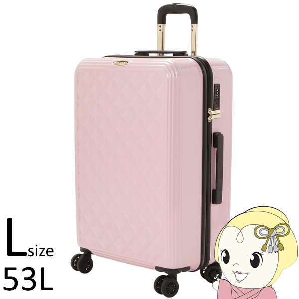 CECIL McBEE セシルマクビー キャリーバッグ キャリーケース スーツケース Lサイズ 53L 25インチ ピンク  CM12-4-00026-PK/srm