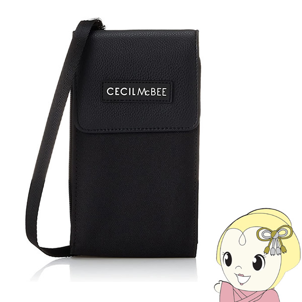 セシルマクビー CECIL McBEE STYLISH POUCH SERIES マルチショルダー ブラック　CM121053-BK｜gioncard