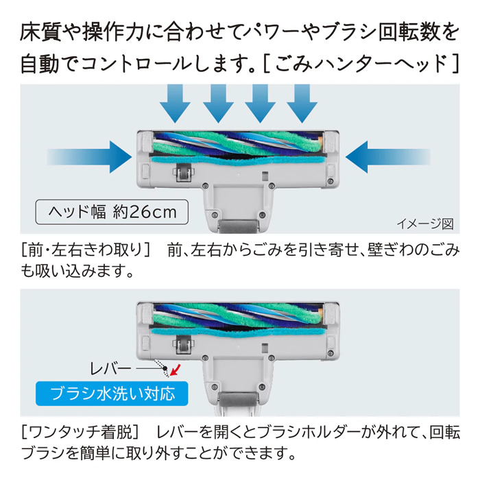 [予約 約1週間以降]掃除機 日立 HITACHI 紙パック式クリーナー かるパック ベージュ CV-KP90M-C/srm | 日立 | 03