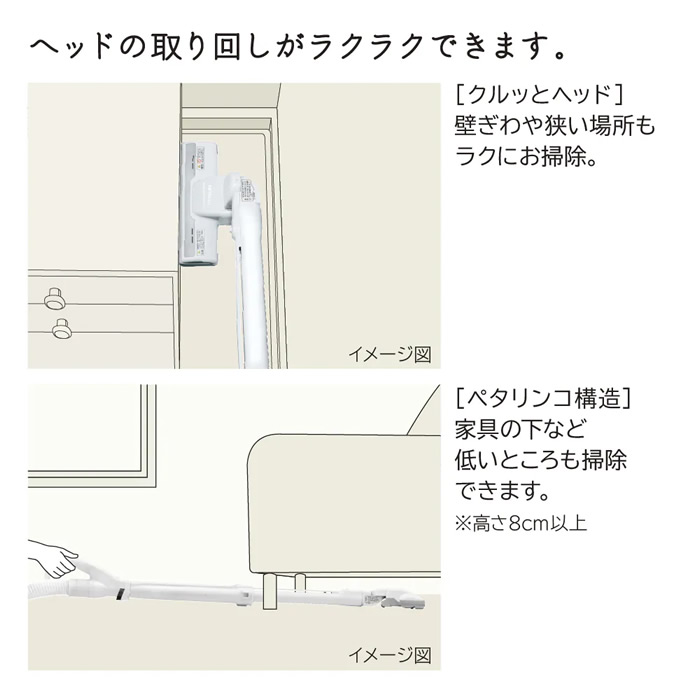[予約 約1週間以降]掃除機 日立 HITACHI 紙パック式クリーナー かるパック ベージュ CV-KP90M-C/srm | 日立 | 04