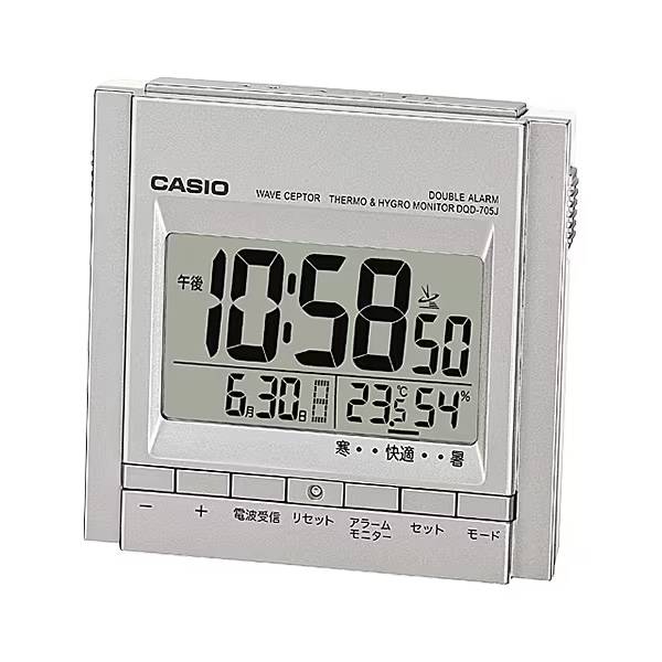 置き時計 置時計 DQD-705J-8JF デジタル表示 目覚まし時計 電波時計 カシオ CASIO｜gioncard｜03