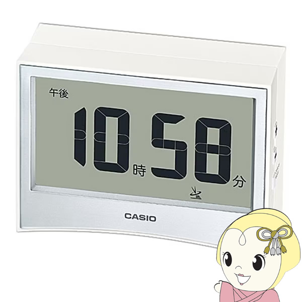 置き時計 置時計 DQD-S01J-7JF デジタル表示 電波時計 温湿度表示 カシオ CASIO/srm｜gioncard