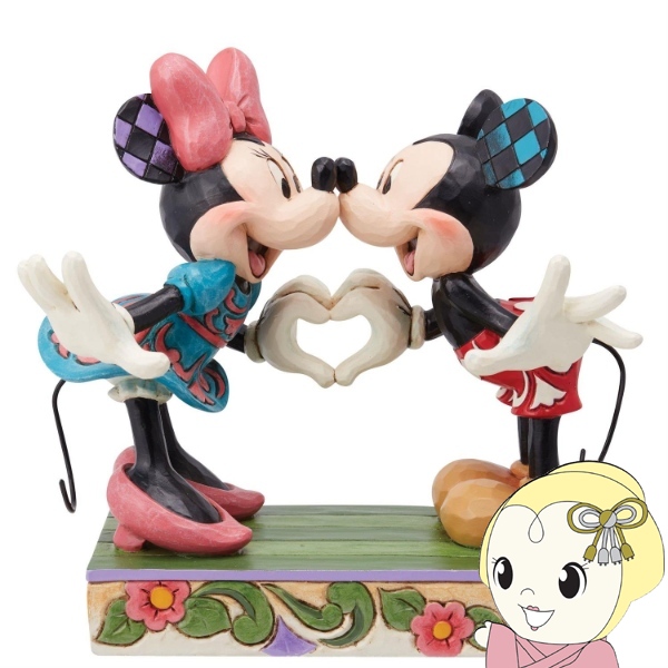 ミッキー＆ミニー ハートハンド enesco エネスコ Disney Traditions ディズニー・トラディション フィギュア  6014335/srm