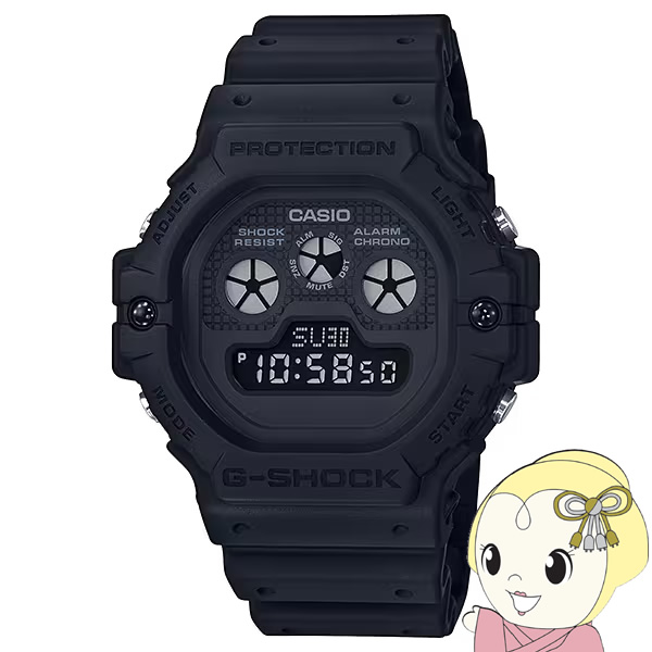 腕時計 CASIO カシオ G-SHOCK 5900シリーズ マットオールブラック DW-5900BB-1JF/srm