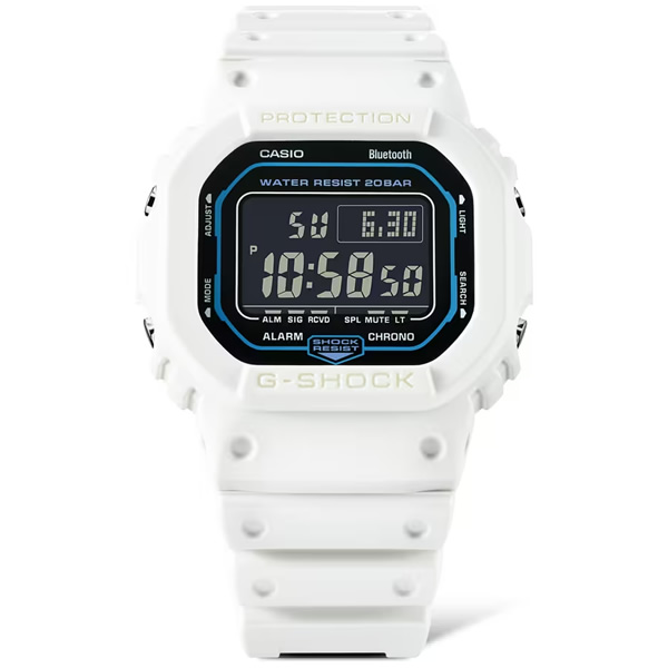 腕時計 CASIO カシオ G-SHOCK 5600シリーズ Bluetooth搭載 ホワイト DW-B5600SF-7JF/srm｜gioncard｜02