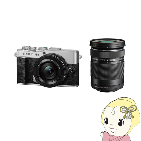 ミラーレス一眼カメラ OLYMPUS PEN E-P7 EZダブルズームキット [シルバー]/srm : e-p7-wk-slv : スーパーぎおん  ヤフーショップ - 通販 - Yahoo!ショッピング