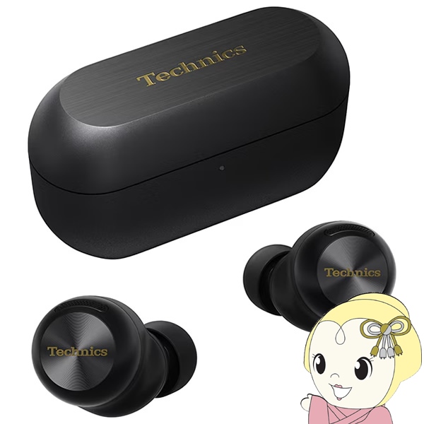 テクニクス Technics ワイヤレスイヤホン 磁性流体ドライバー搭載 ブラック EAH-AZ100-K/srm | Technics