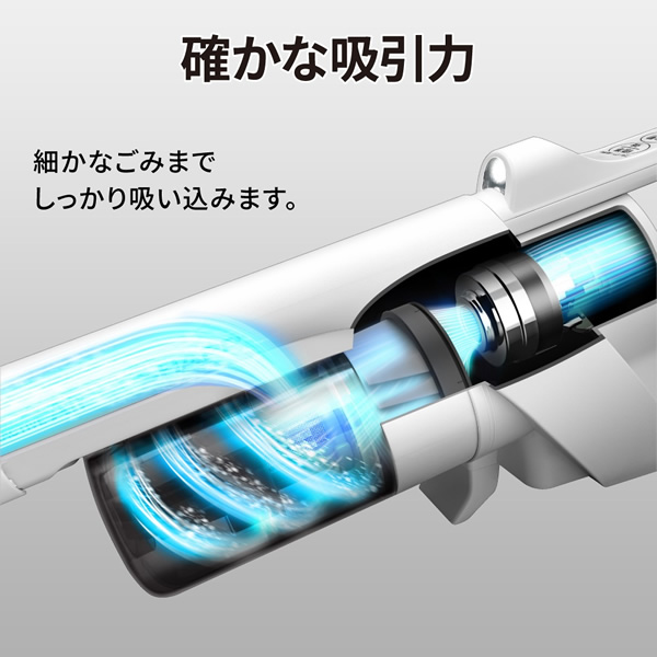 掃除機 SHARP シャープ サイクロン式スティッククリーナー ブラック RACTIVE Air EC-AR11-B/srmの画像