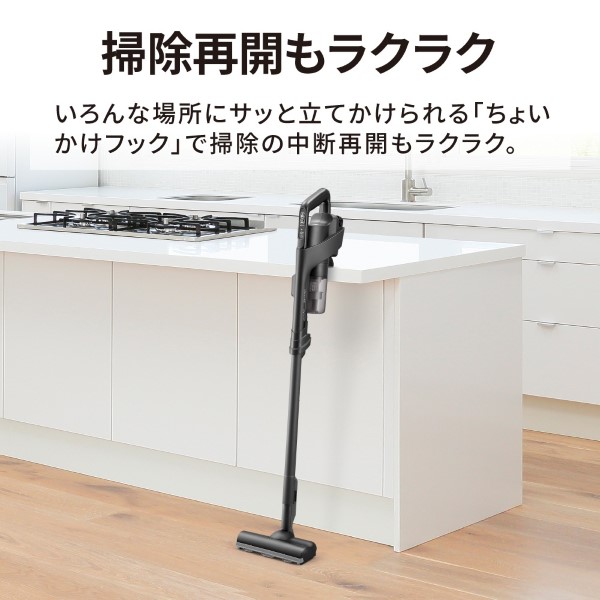 掃除機 SHARP シャープ サイクロン式スティッククリーナー ブラック RACTIVE Air EC-FR11-B/srmの画像