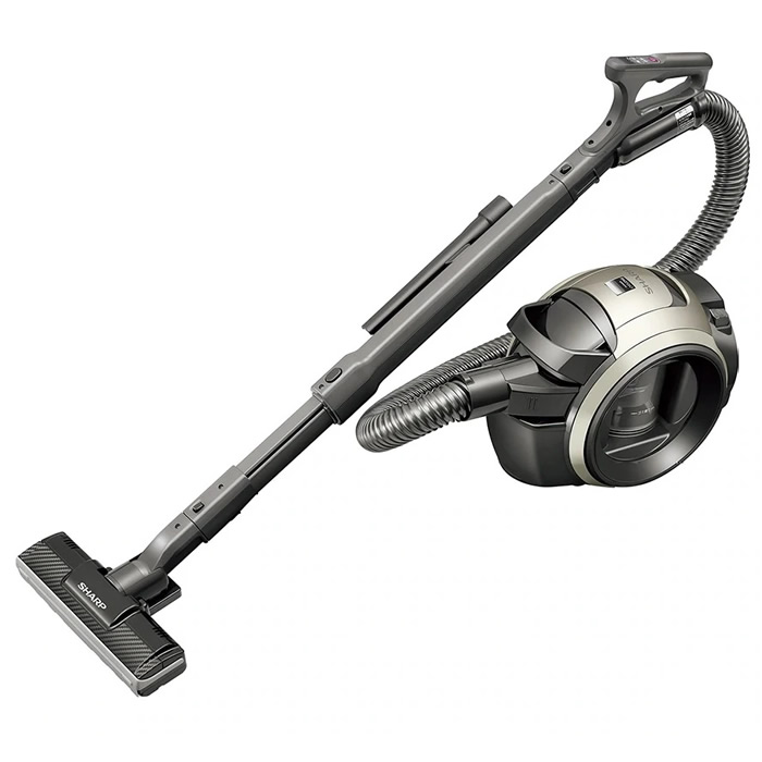 [予約 約1-2週間以降]掃除機 SHARP シャープ サイクロン式クリーナー コード式 自走式パワーブラシ ゴールド系 遠心分離サイクロン EC-U100-N SHARP（シャープ） [予約 約1-2週間以降]掃除機 サイクロン式